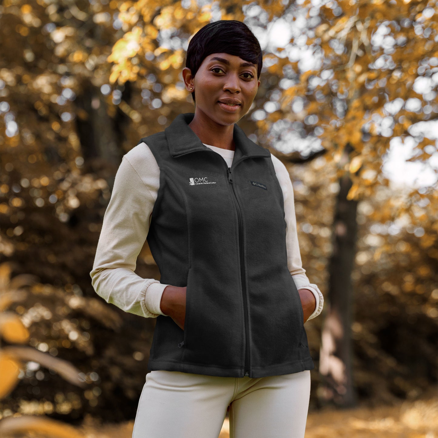 OMC Women’s Columbia fleece vest