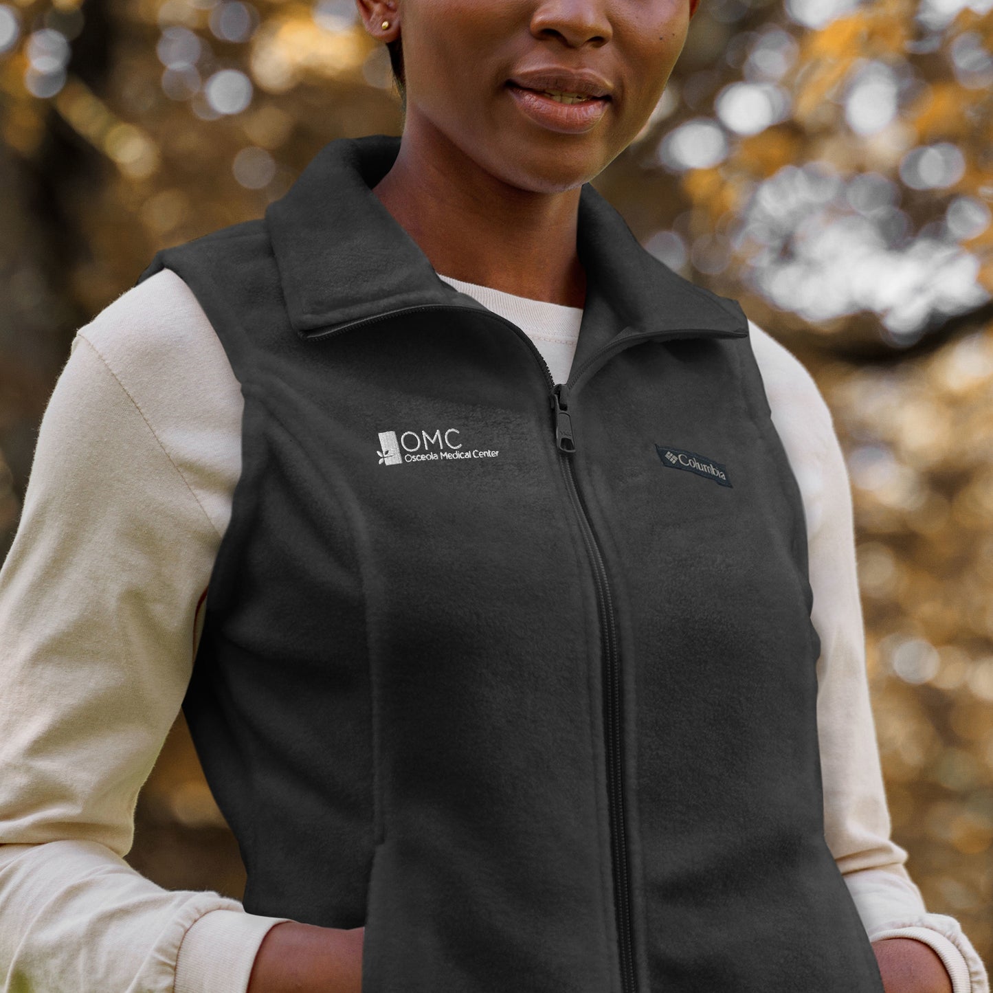 OMC Women’s Columbia fleece vest
