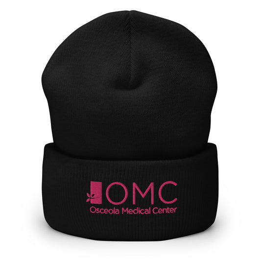 Pink OMC Cuffed Beanie